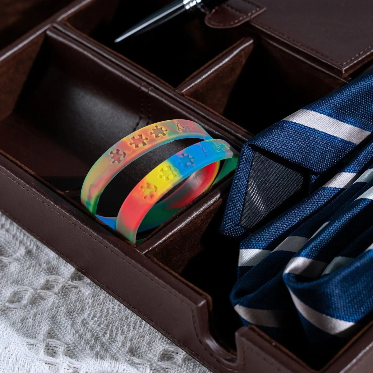 Autism Awareness Silicone Bracelet Wristbands - Adult