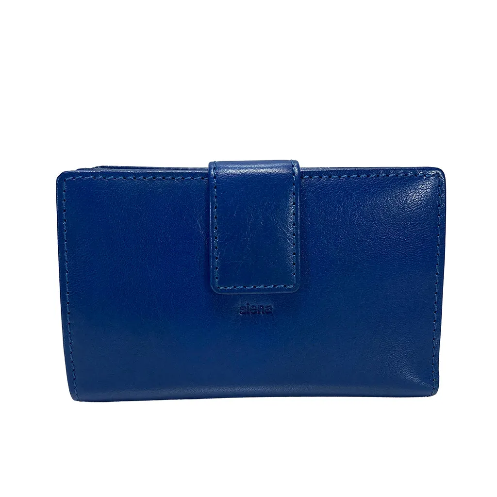 Golunski Tab Flapover Siena Purse - Style 7- 8028- Ocean