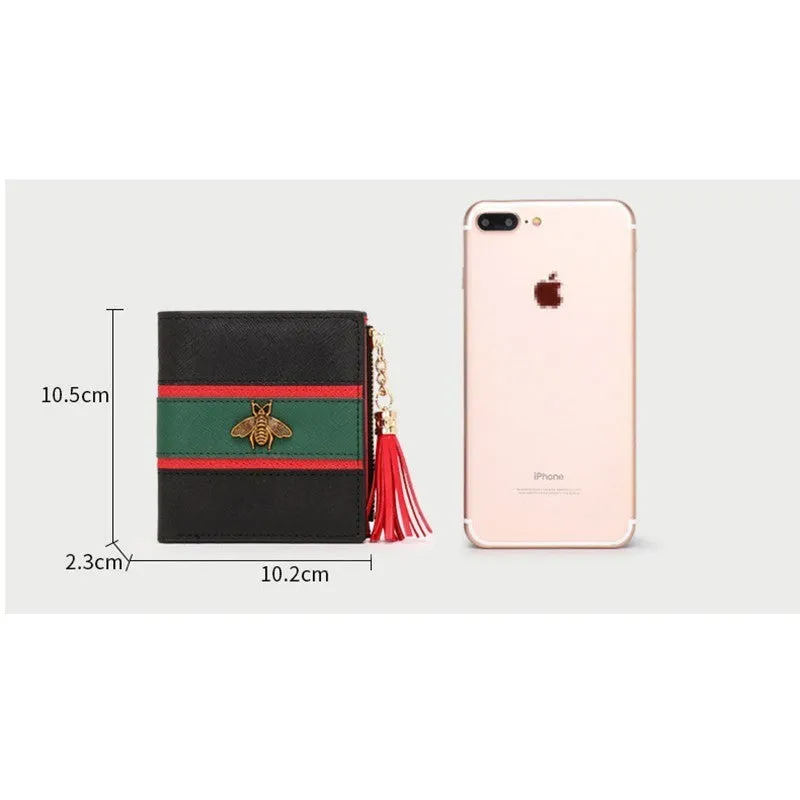 Hot Sale Genuine Leather Women Wallets Women Purses Hasp Wallet Female Small Coin Purse Leather Zipper Carteira Feminina